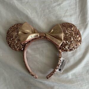 Disney Rose Gold Sequin Minnie Ears